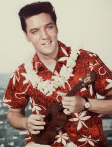 Elvis Presley Plays Ukelele In 'Blue Hawaii'
